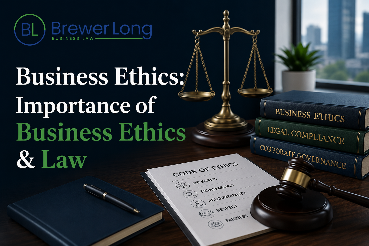 Importance of Business Ethics & Law